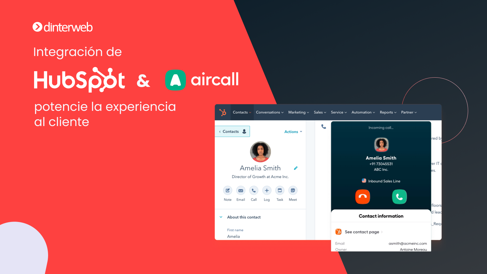 Integración de HubSpot y Aircall: potencie la experiencia al cliente