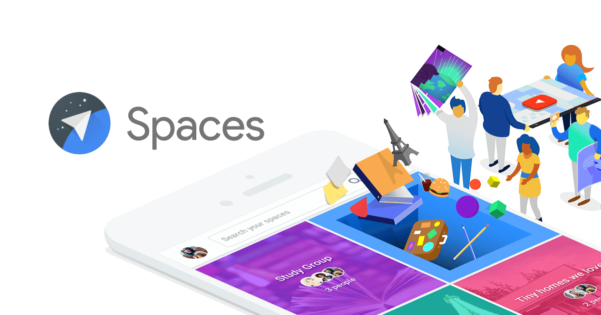 Google lanza la nueva aplicación Spaces